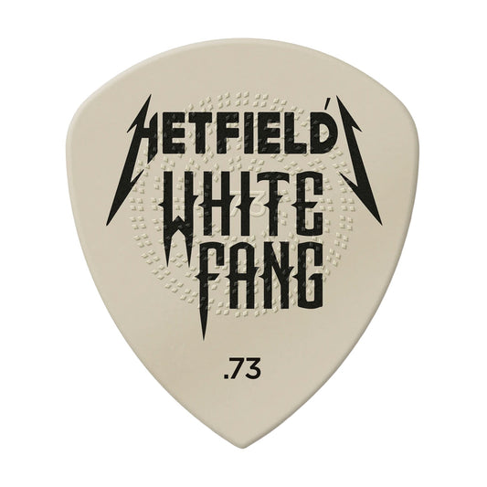 Dunlop Tortex Flow James Hetfield White Fang .73 mm Guitar Pick 6-pack