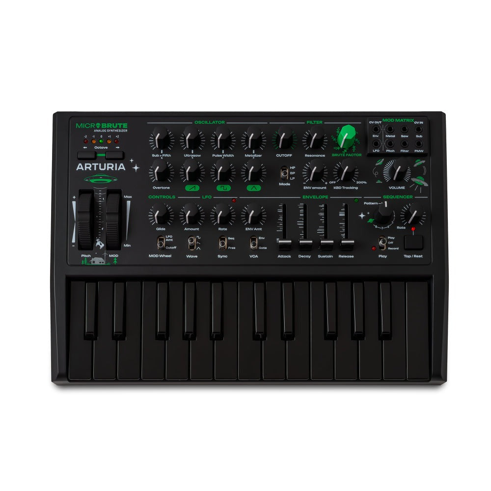Arturia MicroBrute UFO Monophonic Analog Synthesizer