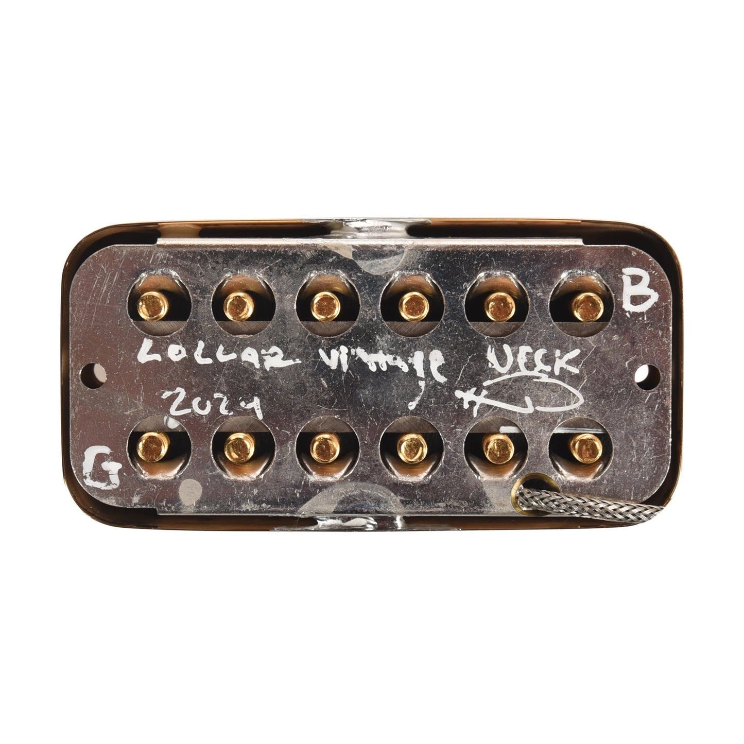 Lollar Lollartron Traditional Vintage Neck Pickup Gold w/Mount Option B