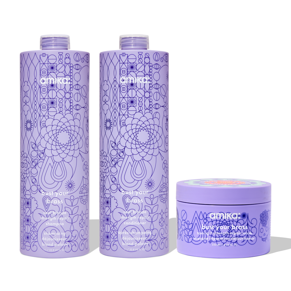 bust your brass | toning + strength repair mask