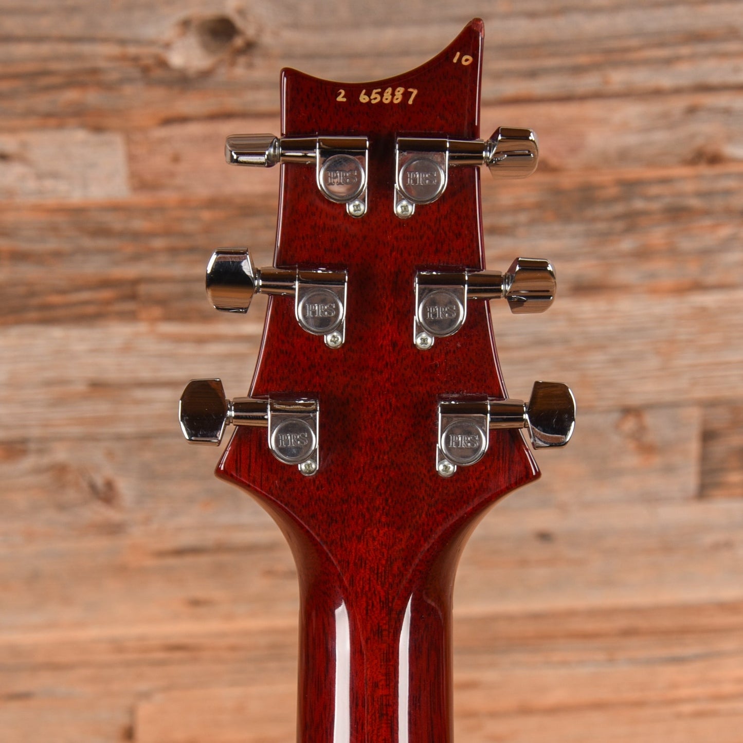PRS Custom 24 10-Top Scarlet Red 2002