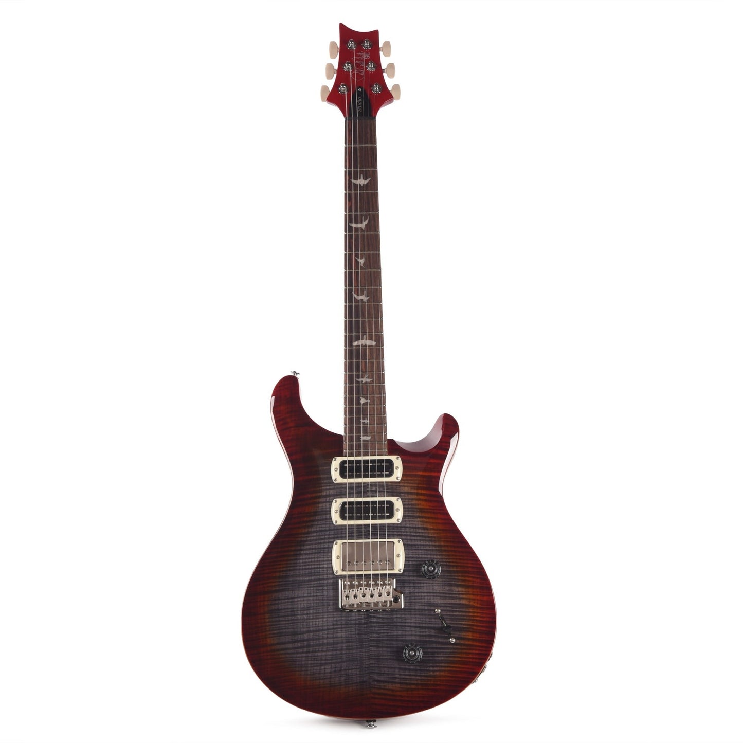 PRS SE Studio Charcoal Cherry Burst