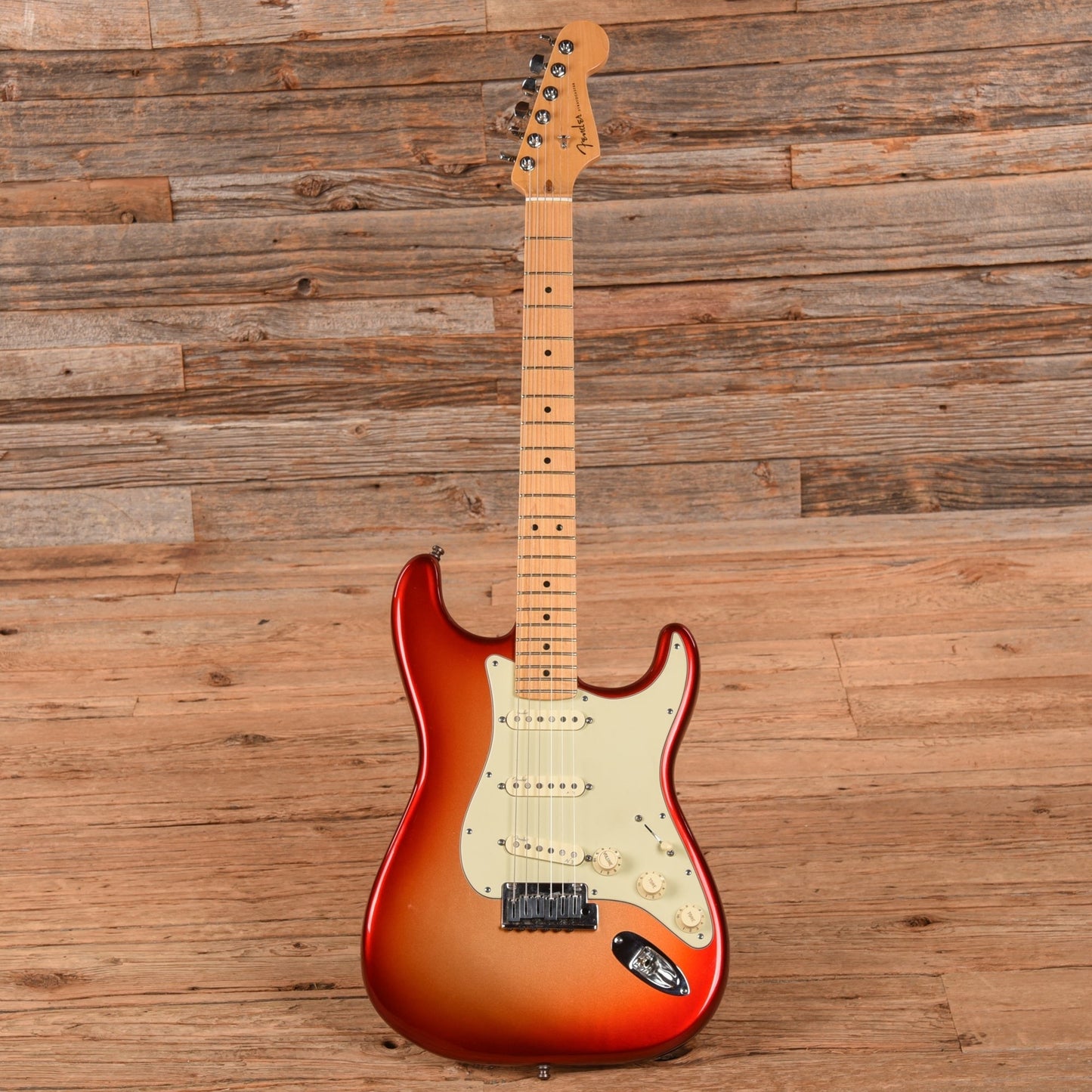 Fender American Deluxe Stratocaster Sunset Metallic 2011