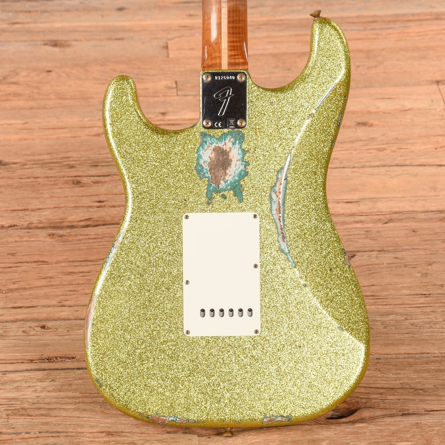 Fender Custom Shop 1963 Stratocaster Heavy Relic HH Chartreuse Sparkle 2024
