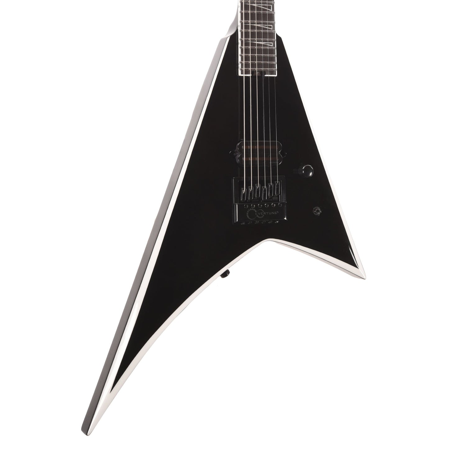 Jackson Pro Plus Series Signature Christian Andreu Rhoads RR24 EVTN Black w/White Bevels