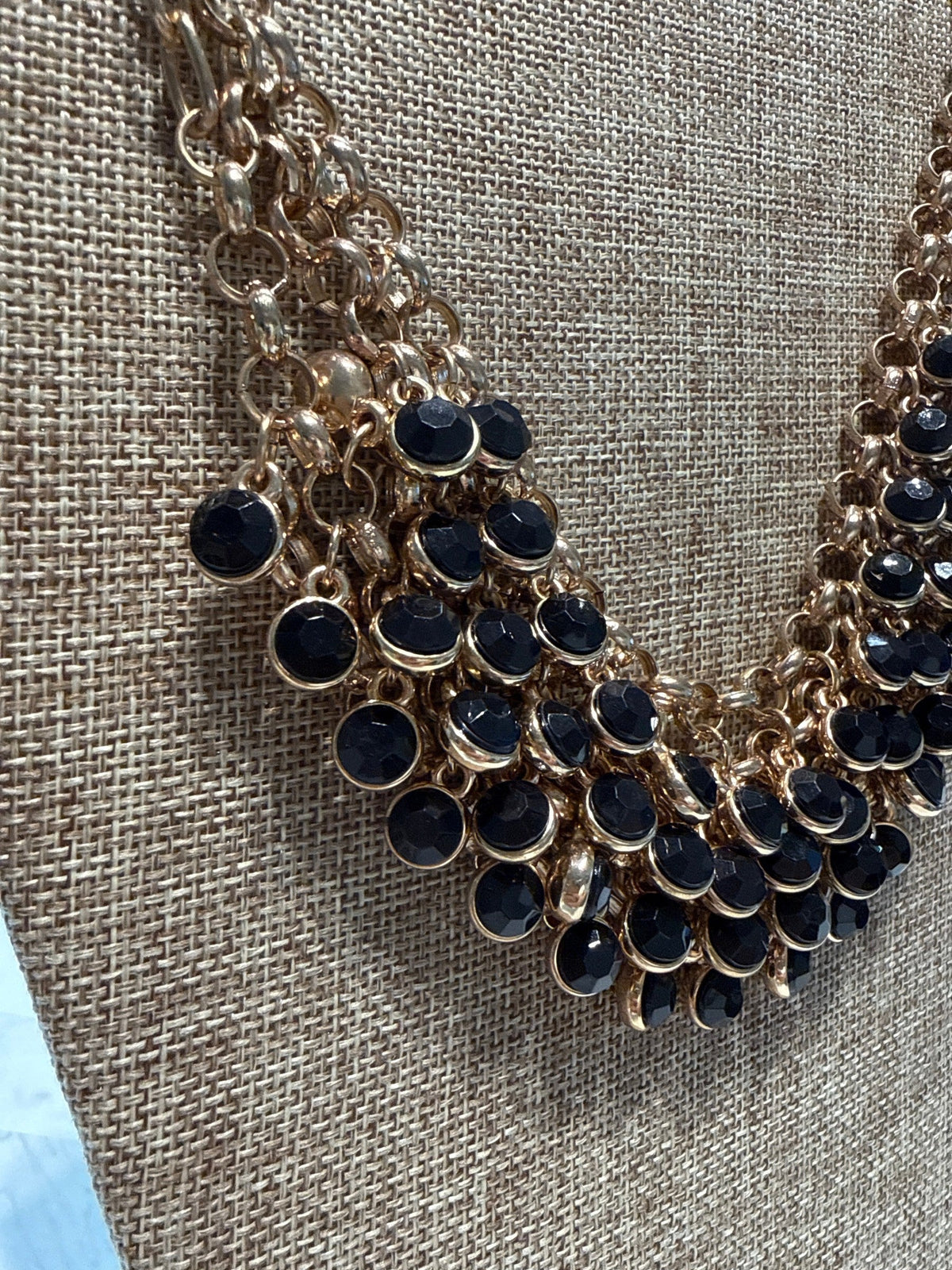Gold/Black Necklace