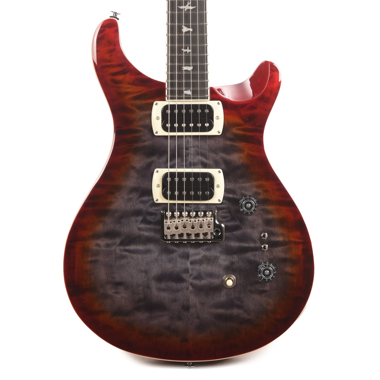 PRS SE Custom 24-08 Quilt Charcoal Cherry Burst
