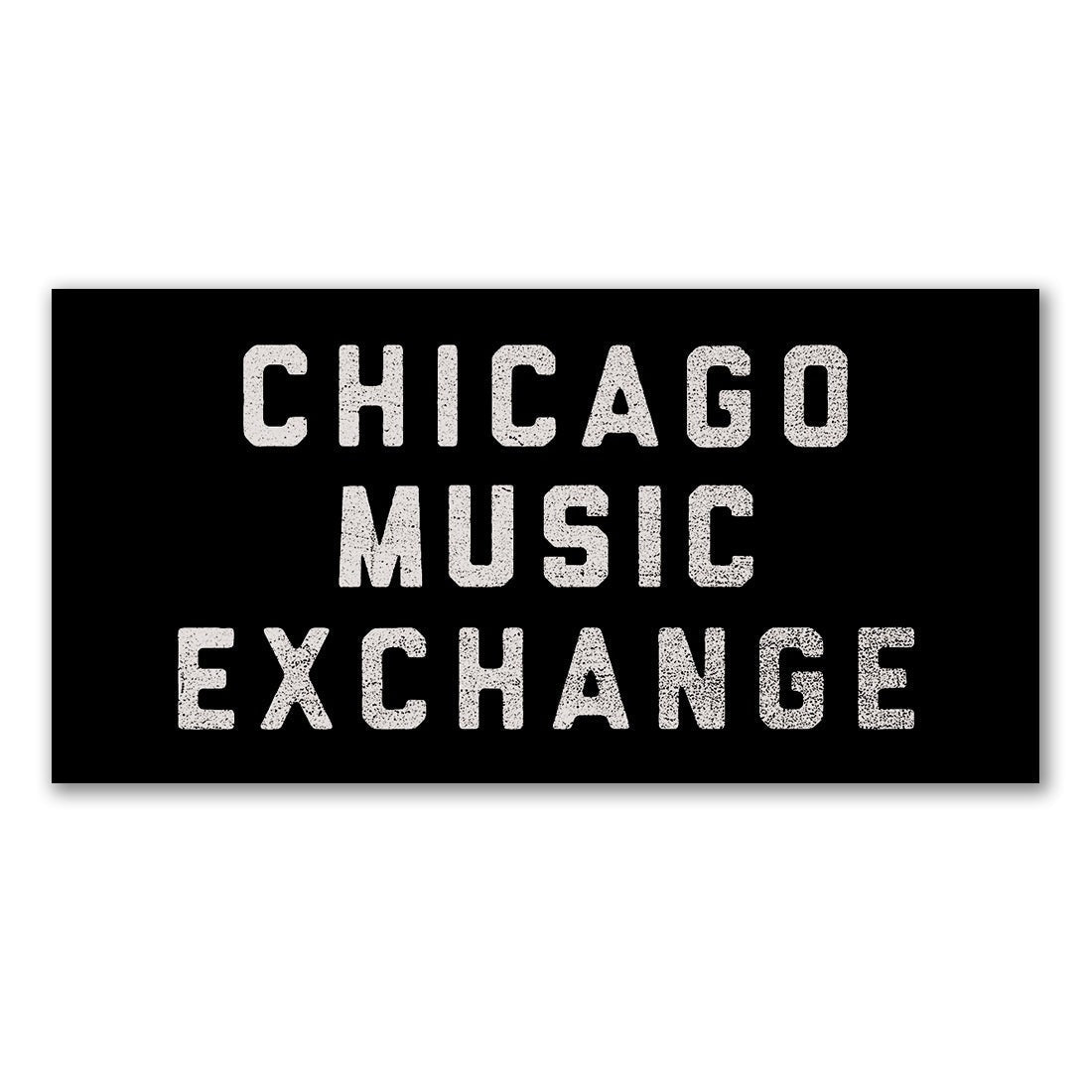 CME "Fillmore" Rectangle Sticker, Gloss Vinyl, 4x2"