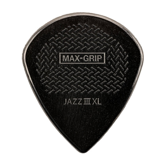 Dunlop Max-Grip Jazz III XL Stiffo 1.38 mm Guitar Pick 6-Pack