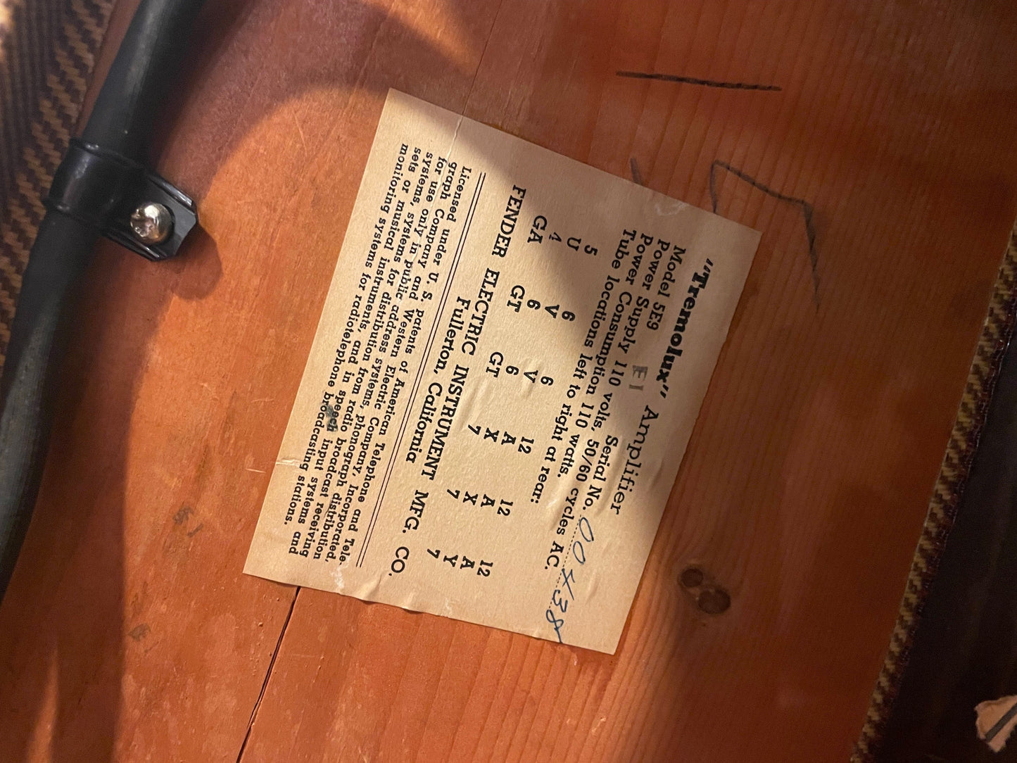 Fender Tremolux 1955