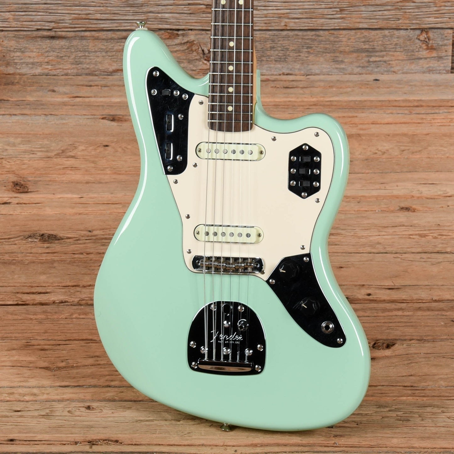 Squier Vintage Modified Jaguar Surf Green 2013