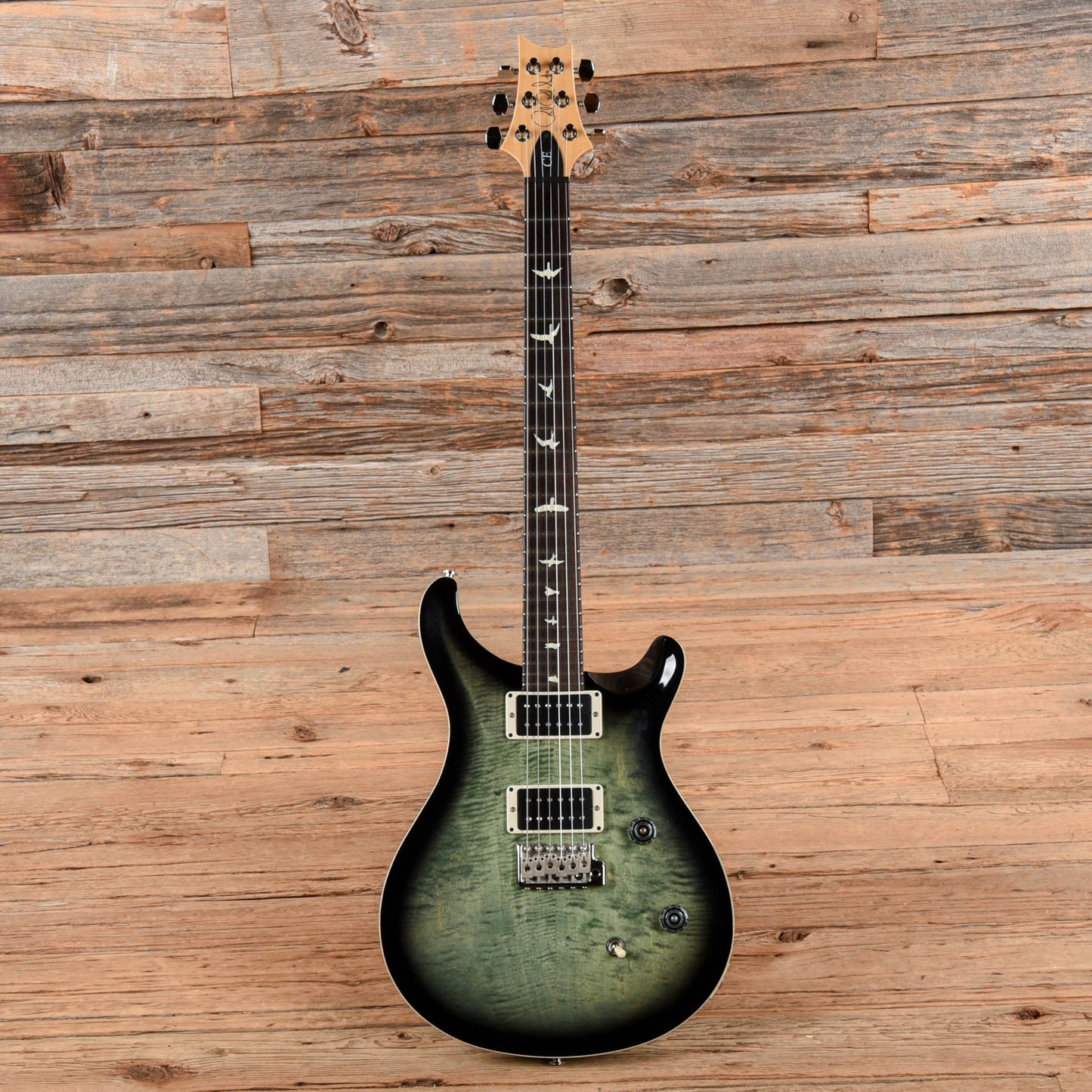 PRS CE 24 Trampas Green Smokeburst 2019