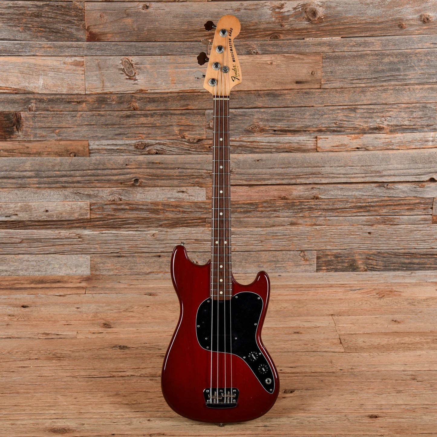 Fender Music Master Bass Red 1980