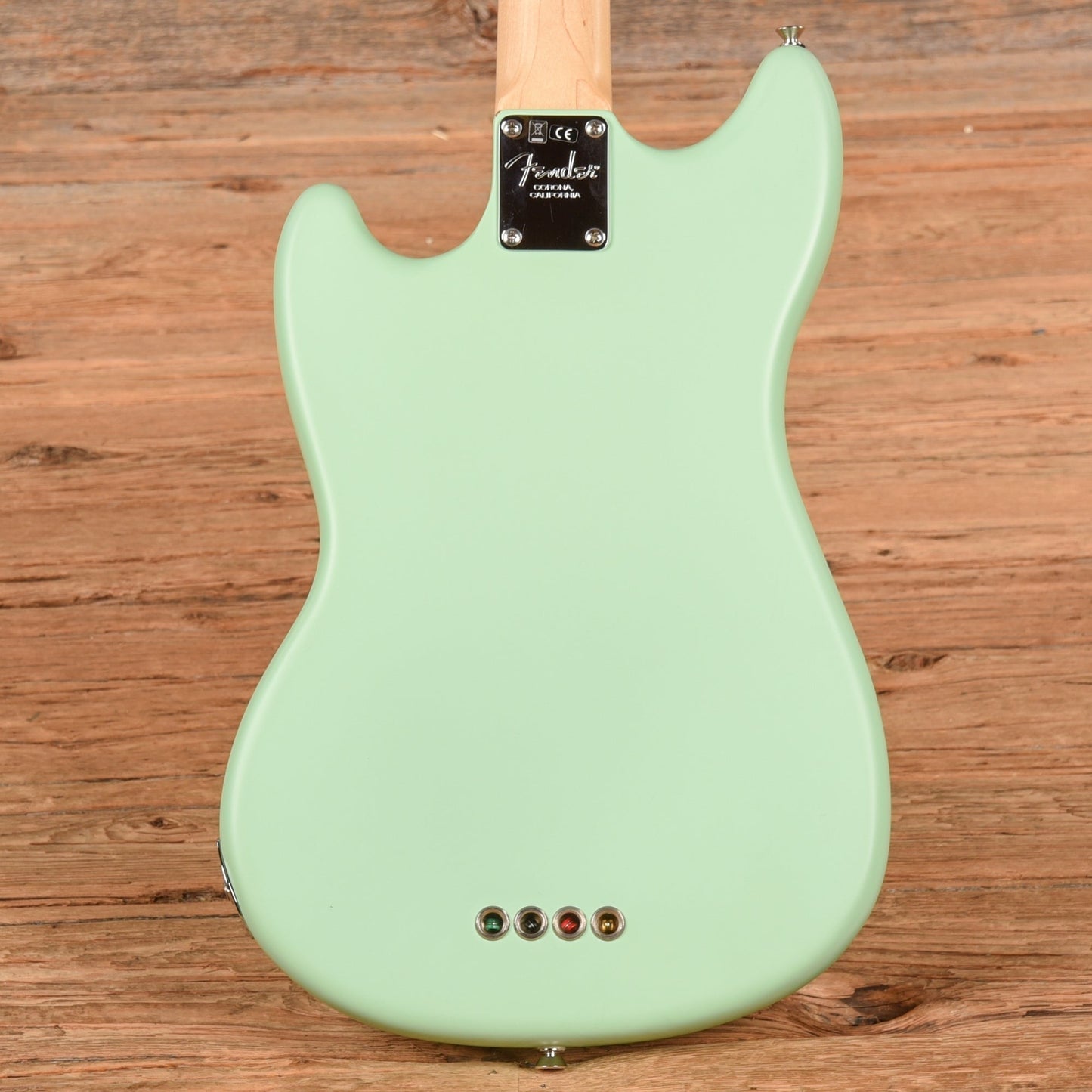 Fender American Performer Mustang Bass Satin Surf Green 2019
