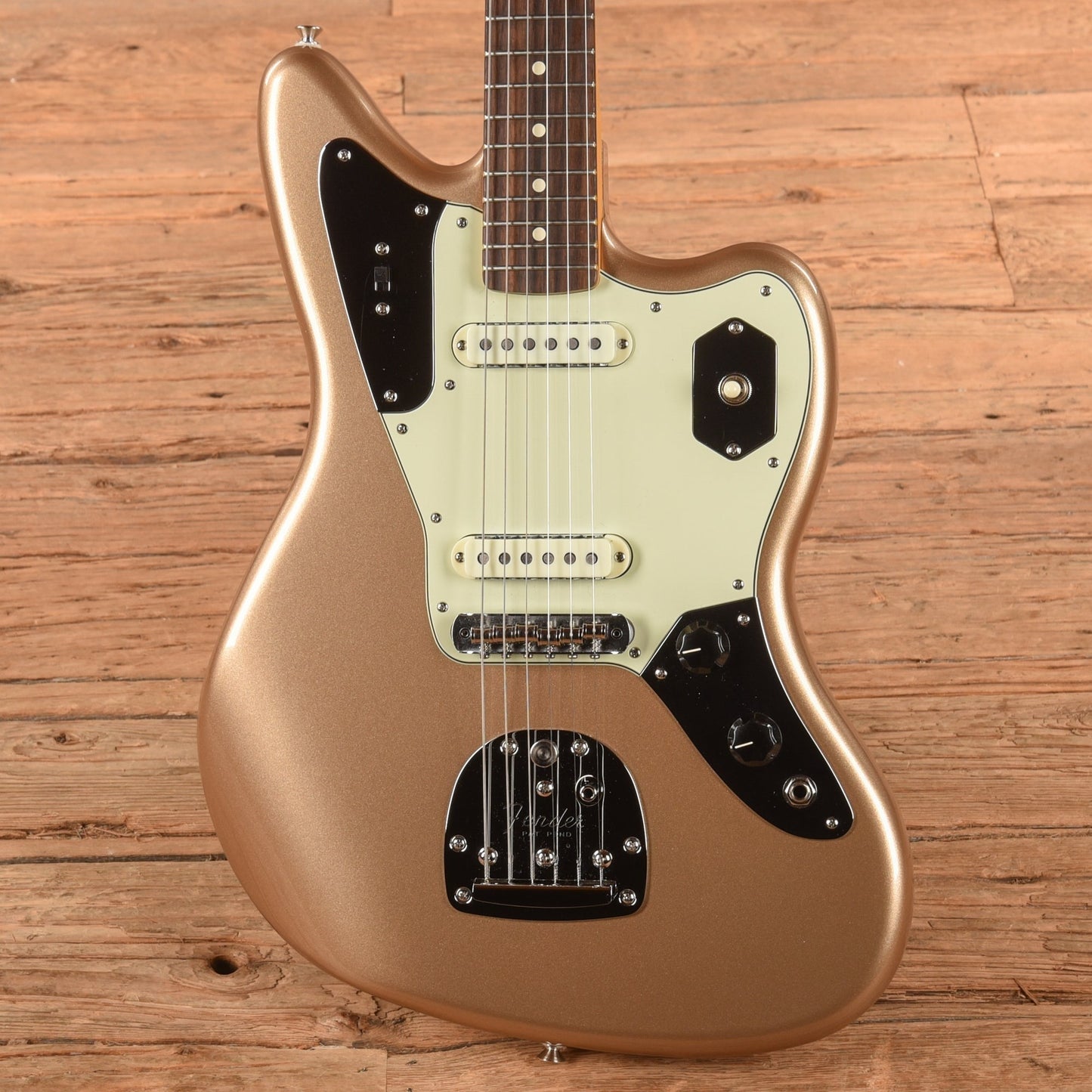 Fender American Professional Classic Jaguar Faded Firemist Gold 2025