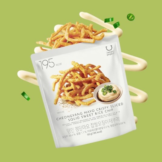 Delight Project 甜米炸魷魚條 (青陽蛋黃醬) Crispy Squid 50g (Cheongyang Mayo)