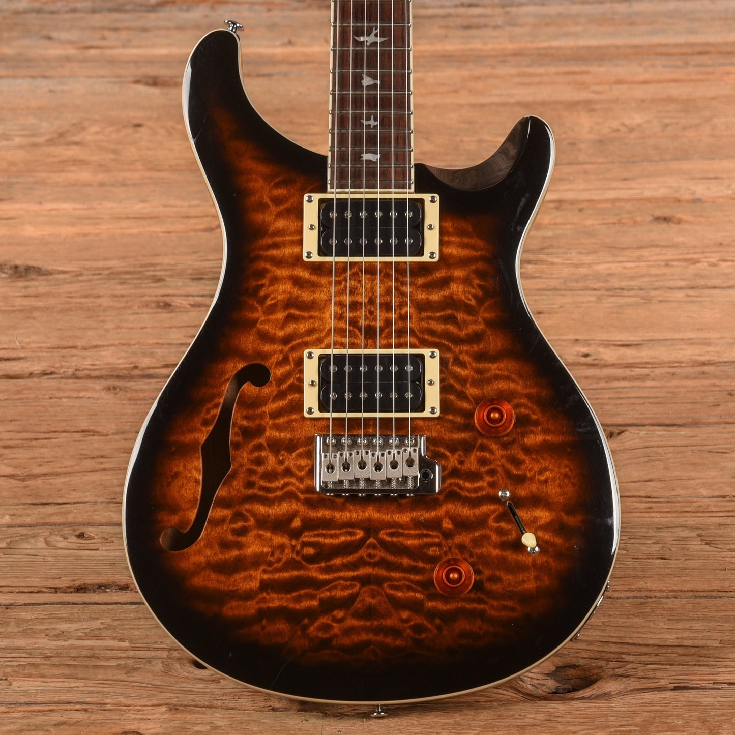 PRS SE Custom 22 Semi-Hollow Sunburst