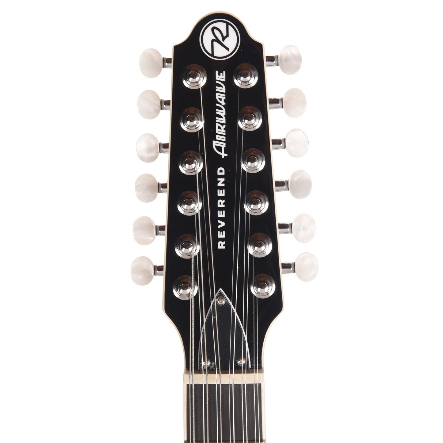 Reverend Airwave 12-String Electric Guitar Black Sparkle