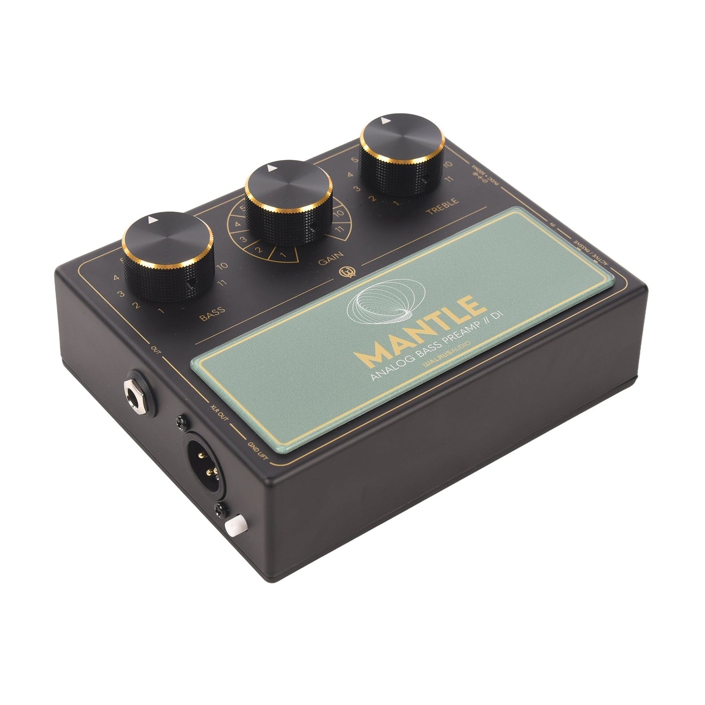 Walrus Audio Mantle Analog Bass Pre-Amp/DI Pedal