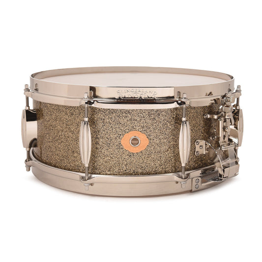 Slingerland Radio King 5.5x14 Snare Drum Gold Glass Glitter