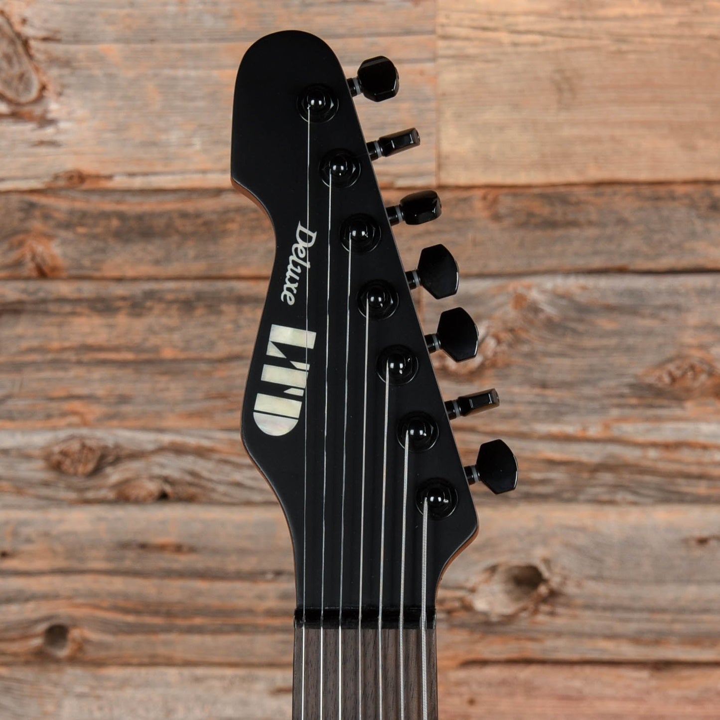 ESP LTD SN-1007 HT Baritone Black Blast 2024 LEFTY
