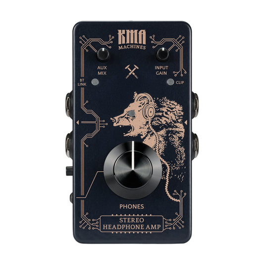 KMA Stereo Headphone Amp with Bluetooth, Aux Mix, and Switchable Pass-Thru