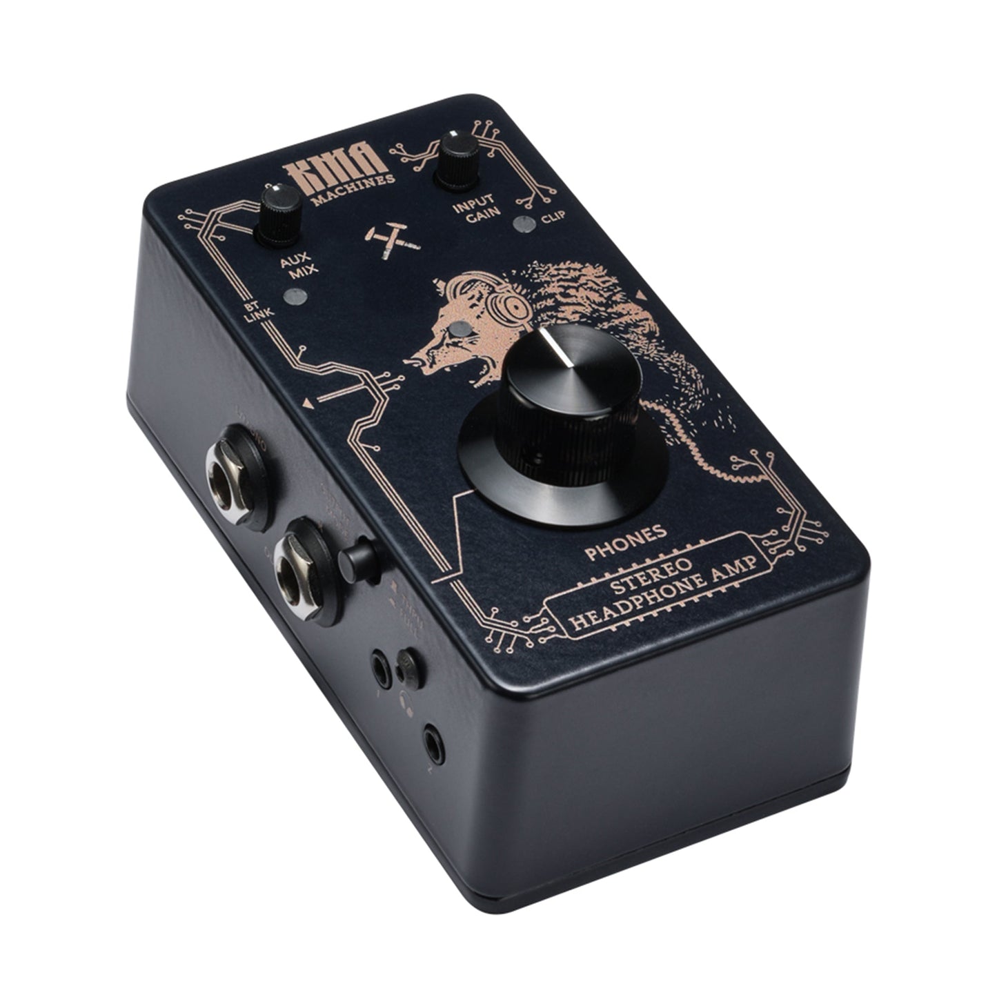 KMA Stereo Headphone Amp with Bluetooth, Aux Mix, and Switchable Pass-Thru