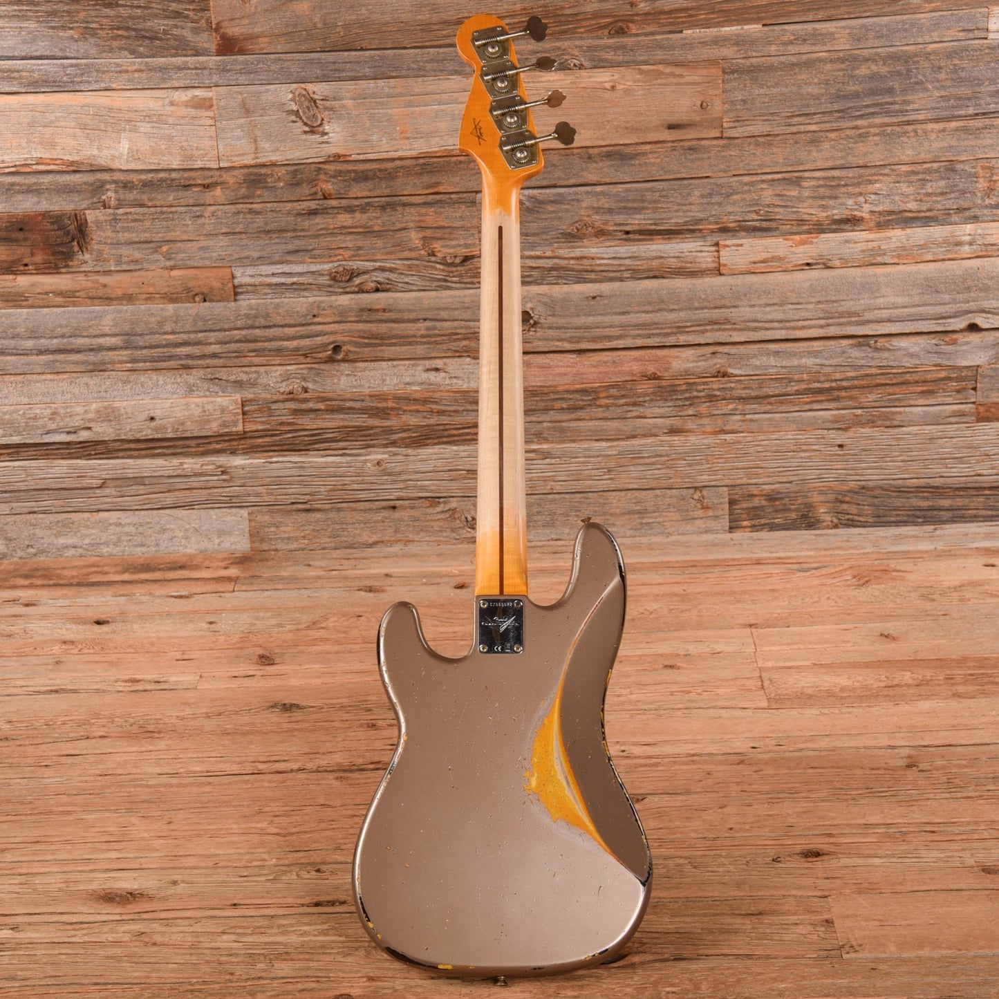 Fender Custom Shop '58 Precision Bass Relic Shoreline Gold 2023