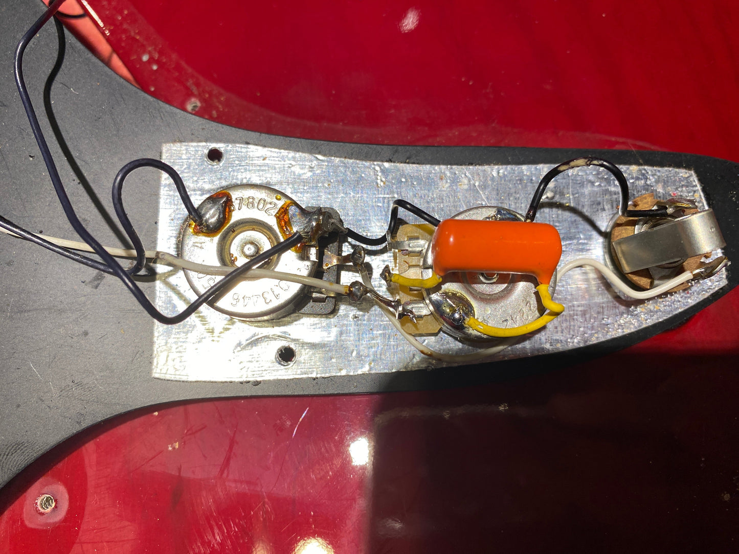 Fender Musicmaster Bass Red 1978