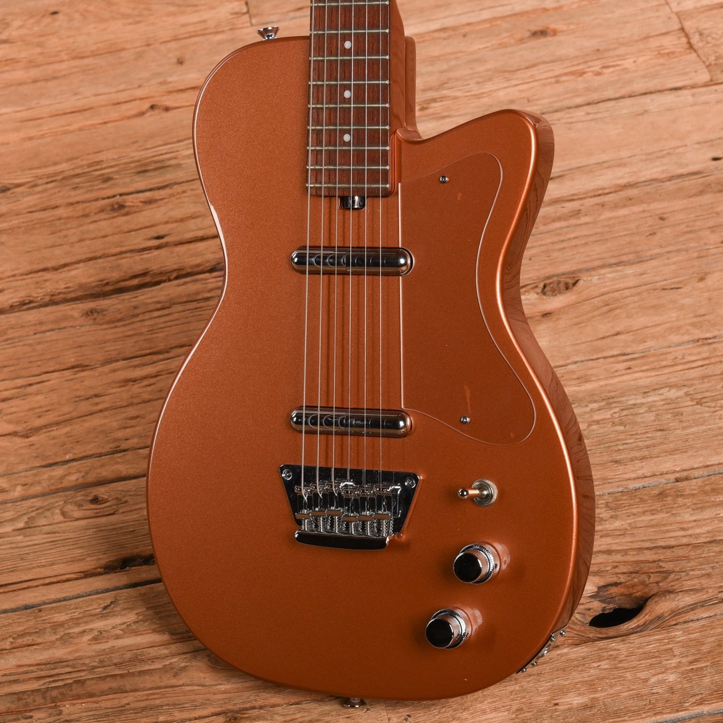 Silvertone 2-Pickup Singlecut Copper
