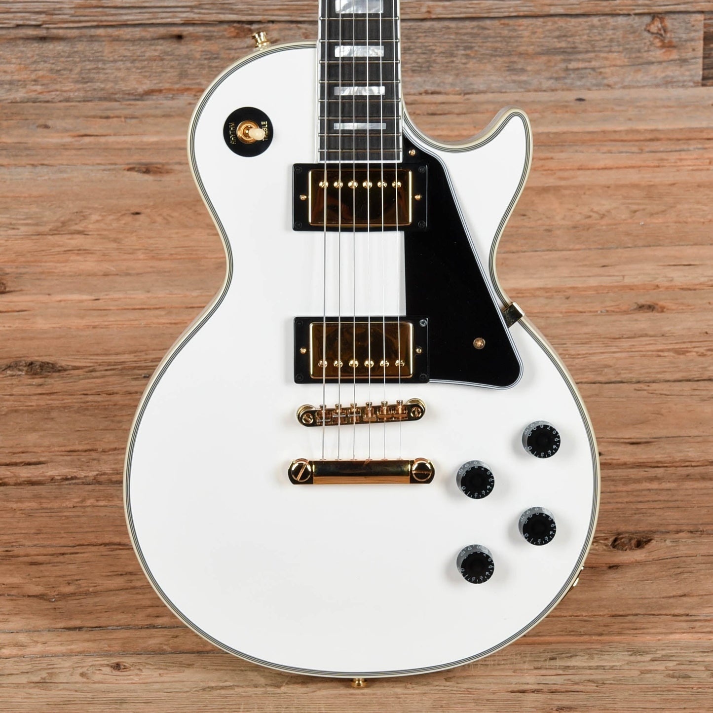 Epiphone Inspired by Gibson Custom Les Paul Custom Alpine White 2024