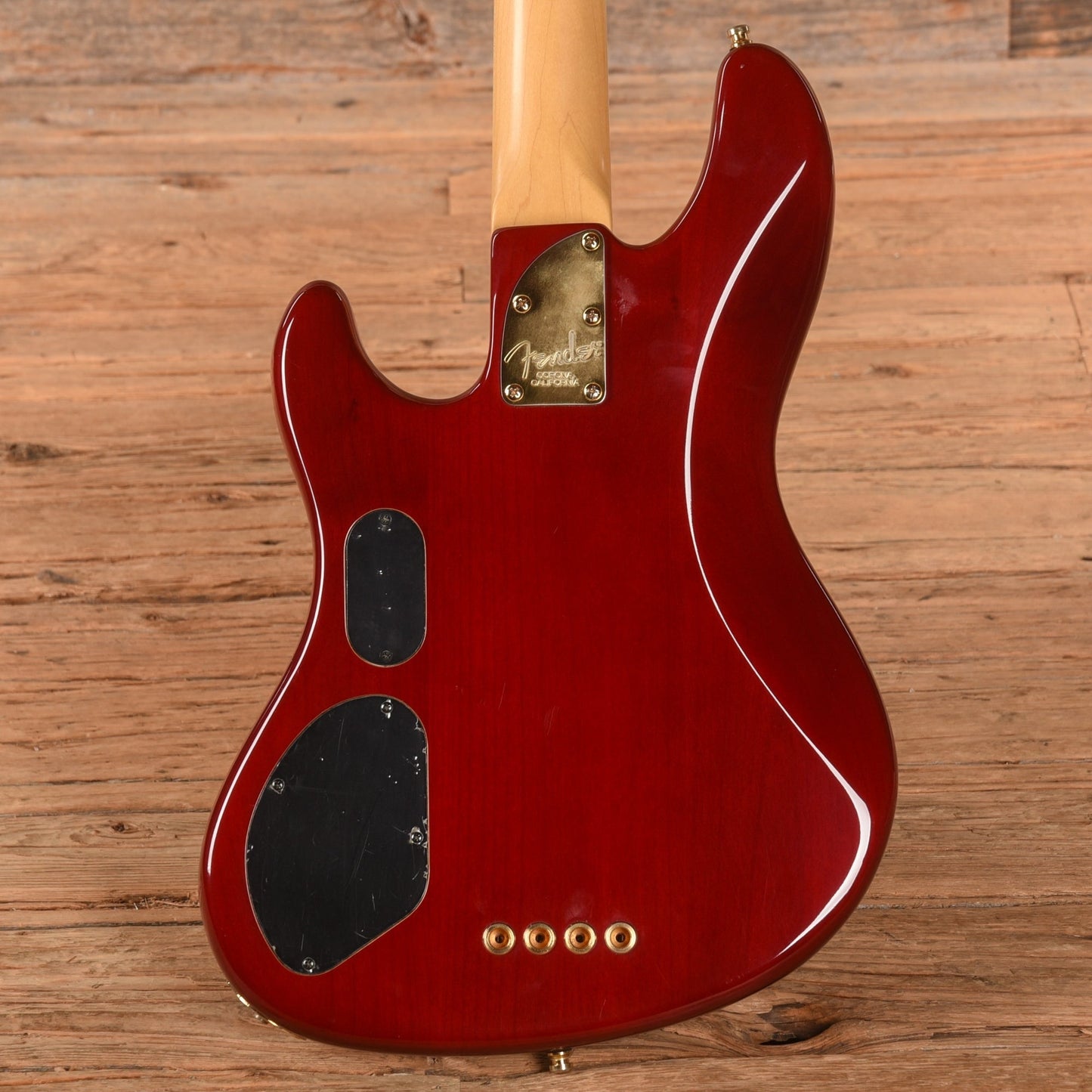 Fender American Deluxe Jazz Bass FMT Cherry Sunburst 2002