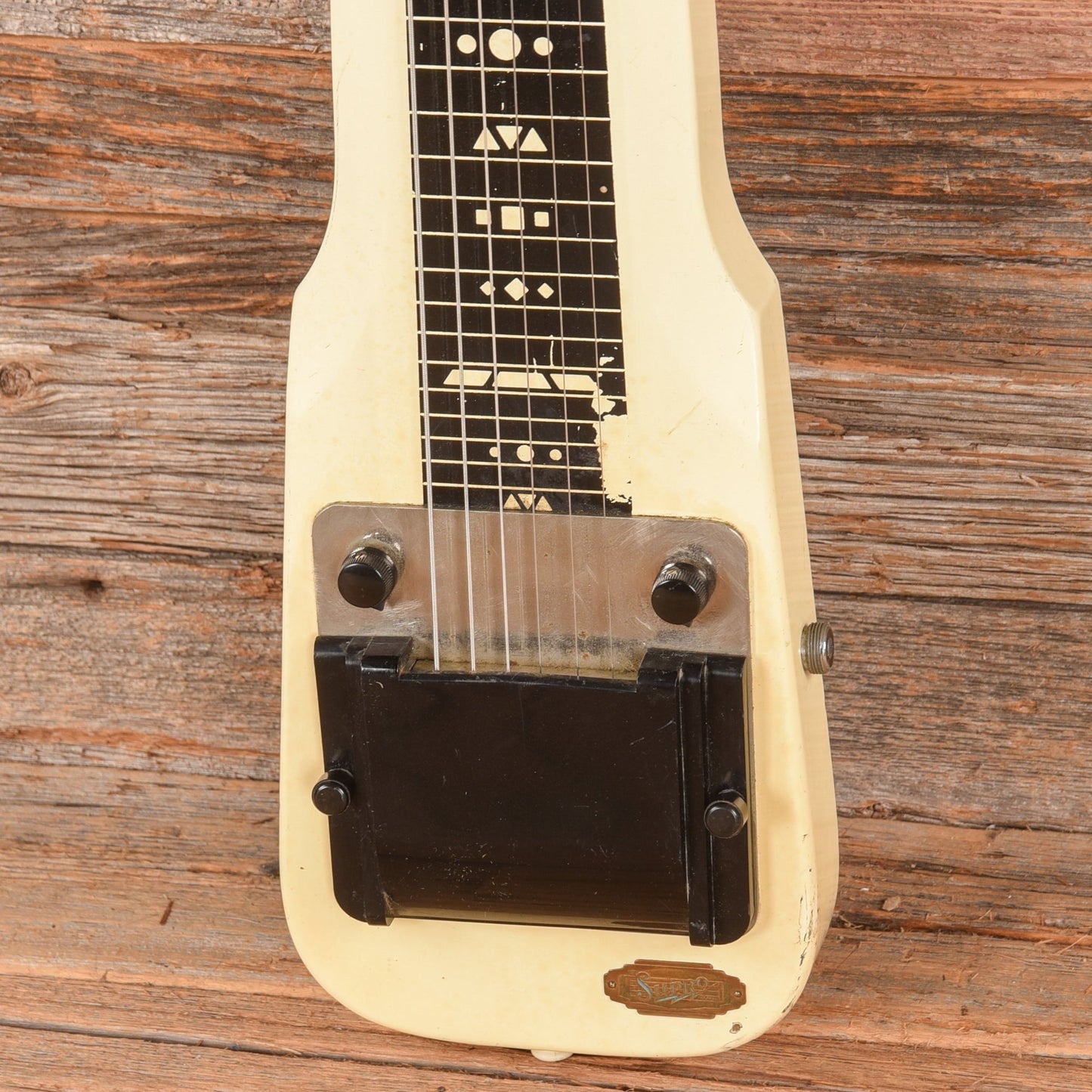 Supro Comet Lap Steel White 1956