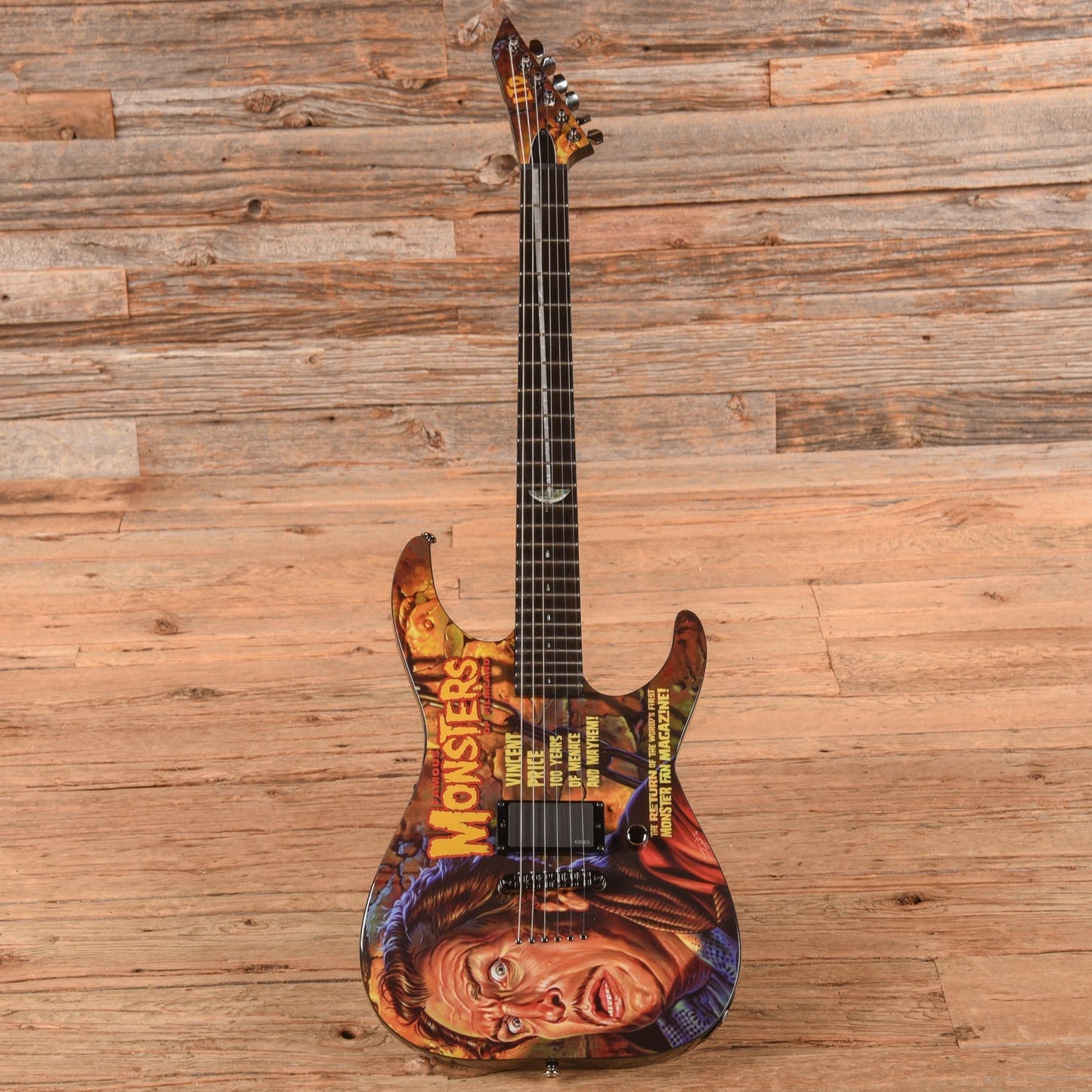 ESP LTD Famous Monsters Vincent Price Graphic