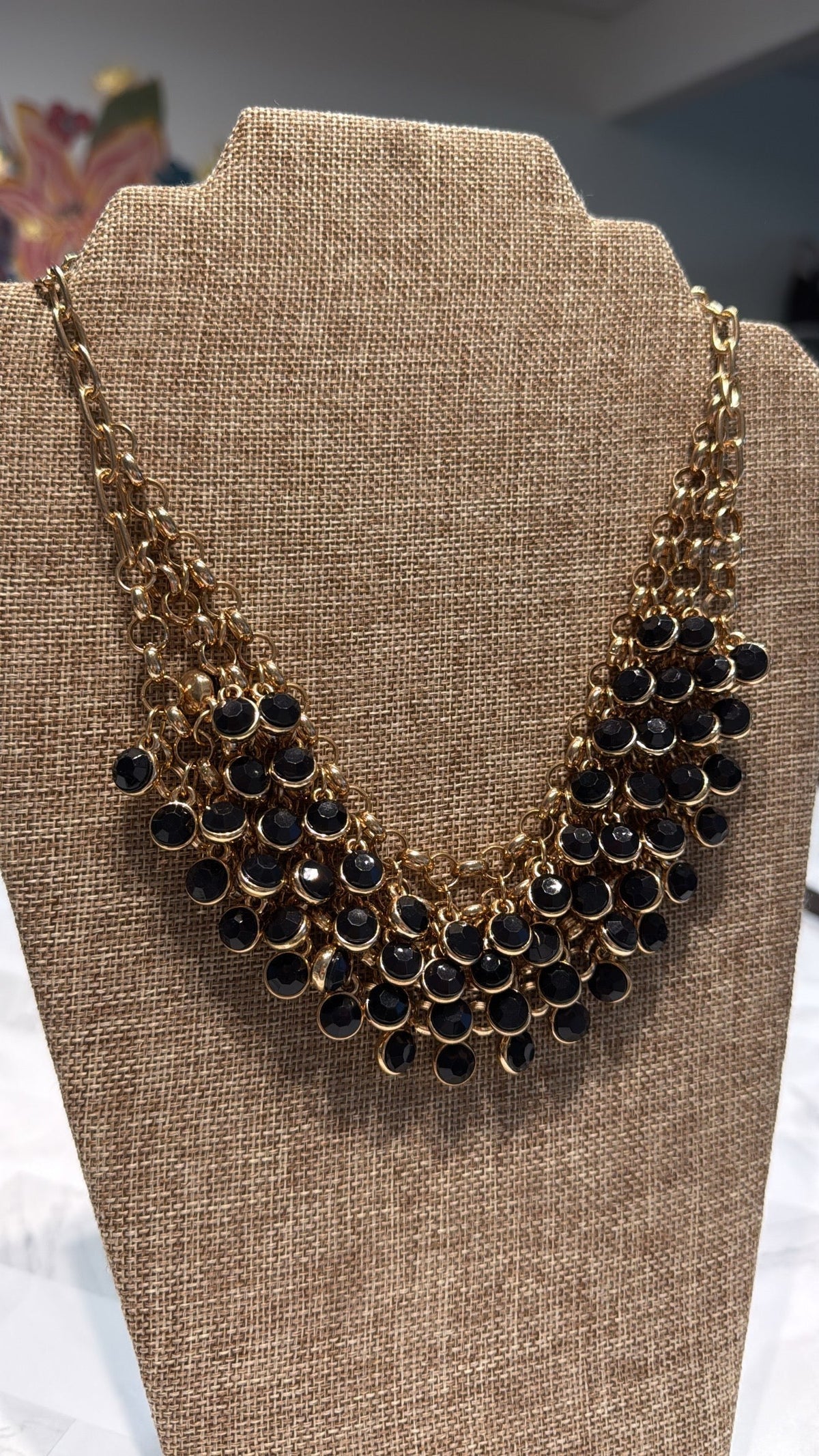 Gold/Black Necklace