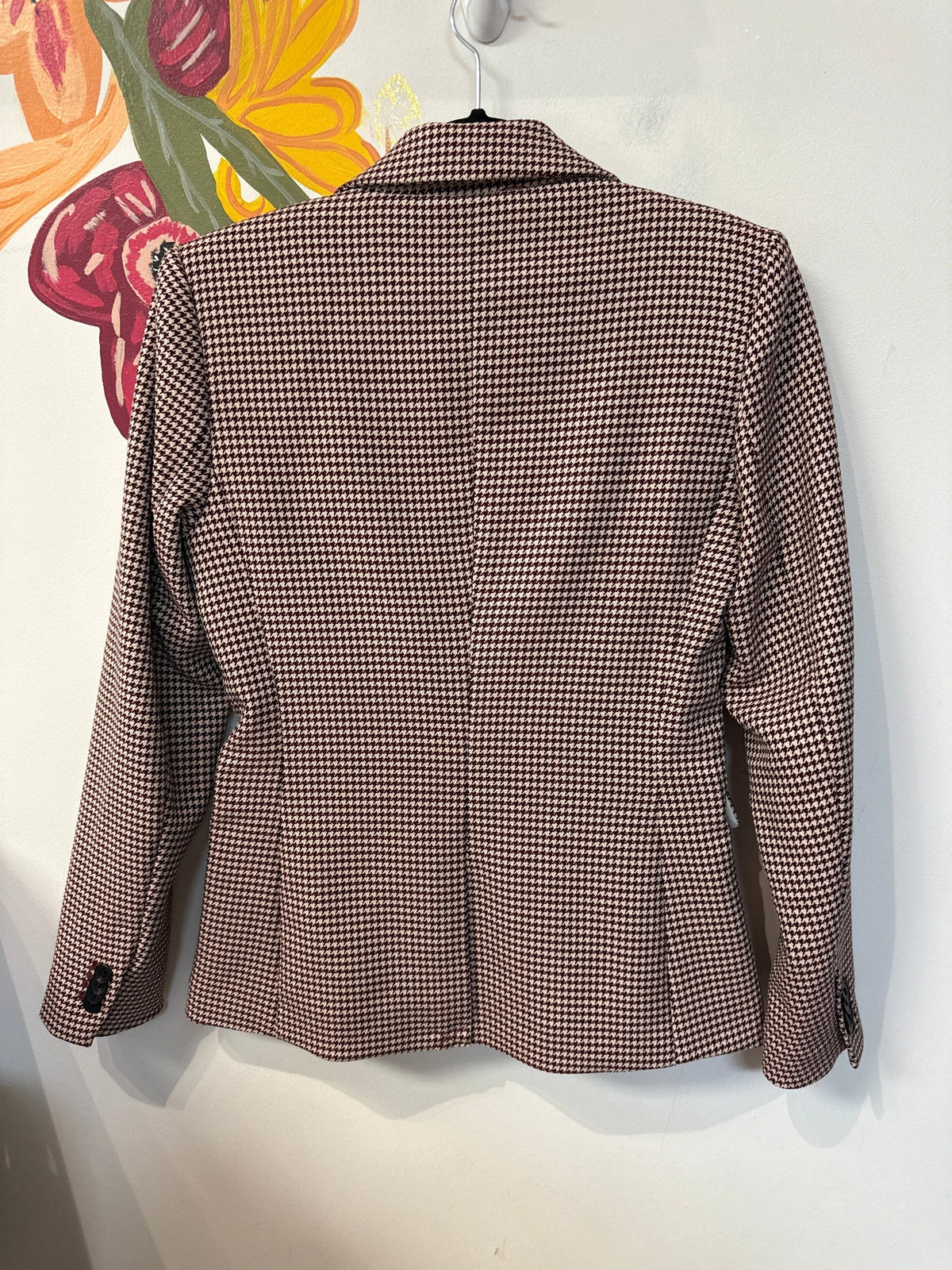 New H&M Houndstooth Blazer Jacket, 4