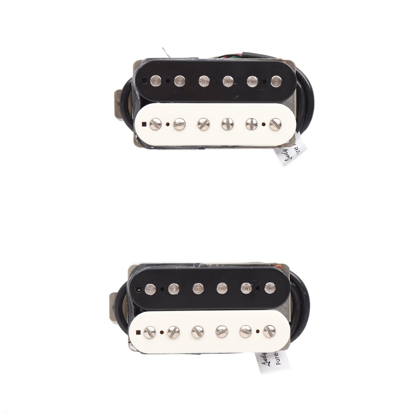 Lindy Fralin Humbucker Pure P.A.F. Stock Pickup Set Bone Vintage Zebra