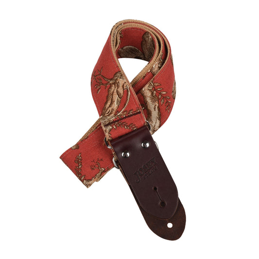 Josey Scarlet Grove 2" Guitar Strap w/Sunset Ends and Cotton Backing