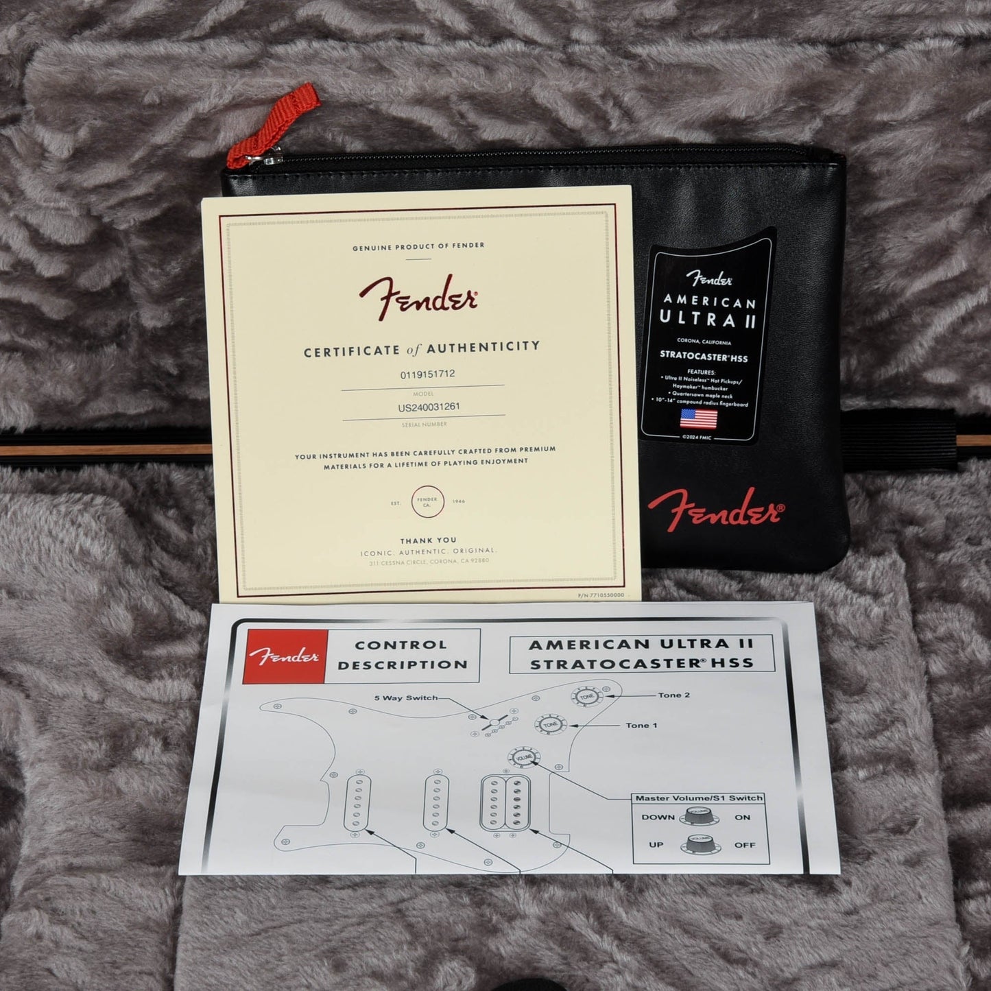 Fender American Ultra II Stratocaster HSS Ultra Burst 2024