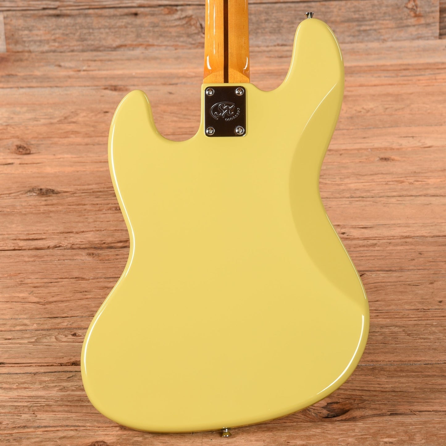 SX Guitars Vintage Series Bass Vintage White