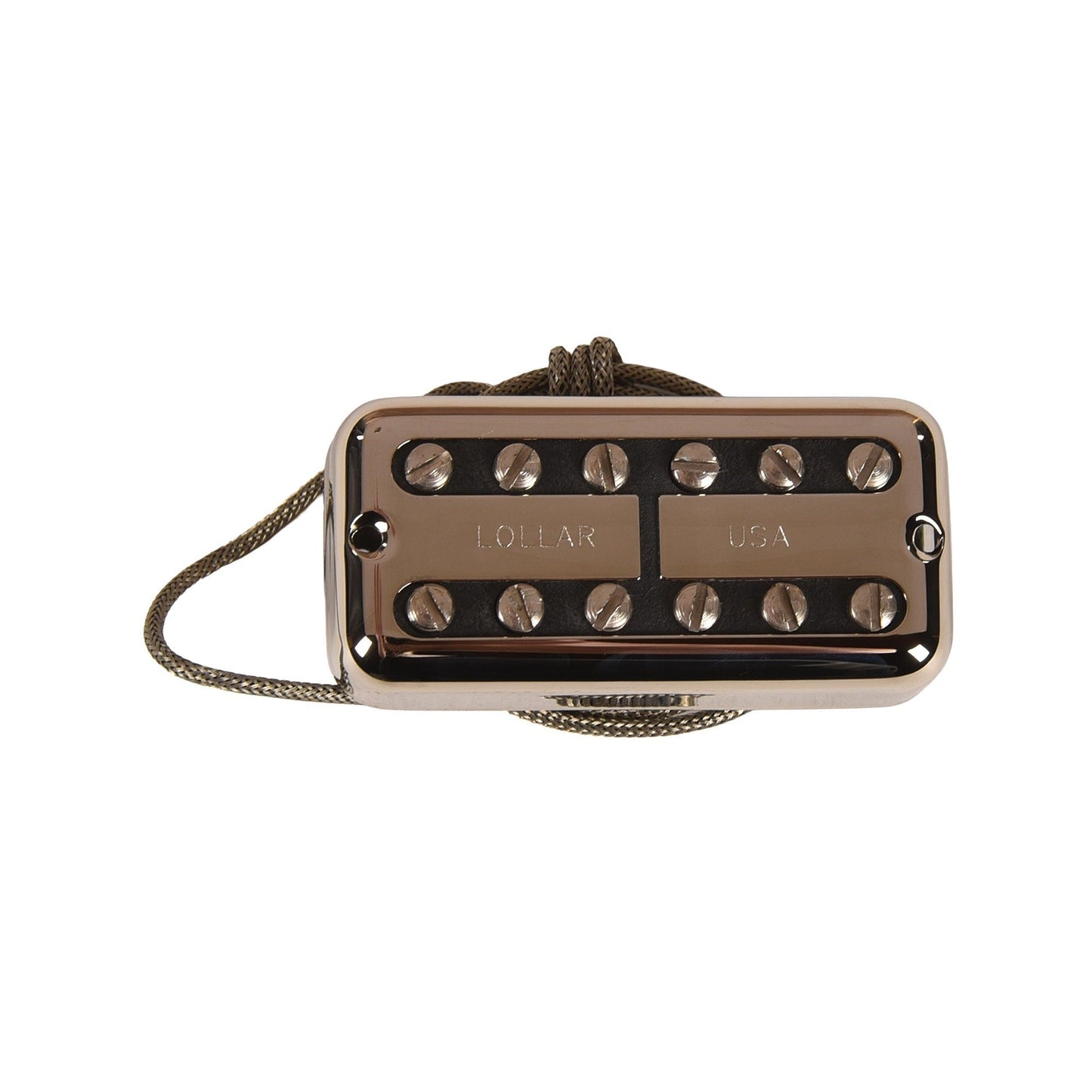 Lollar Lollartron Traditional Mod Neck Pickup Nickel w/Mount Option B