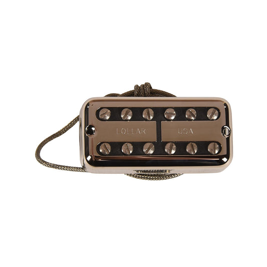 Lollar Lollartron Traditional Mod Neck Pickup Nickel w/Mount Option B