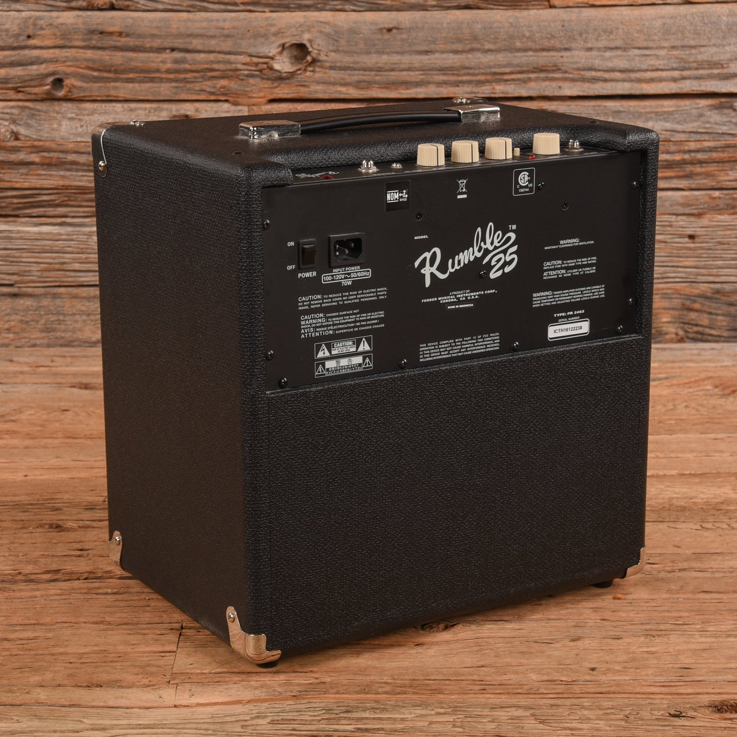 Fender Rumble 25 V3 25-Watt 1x8" Bass Combo Amp