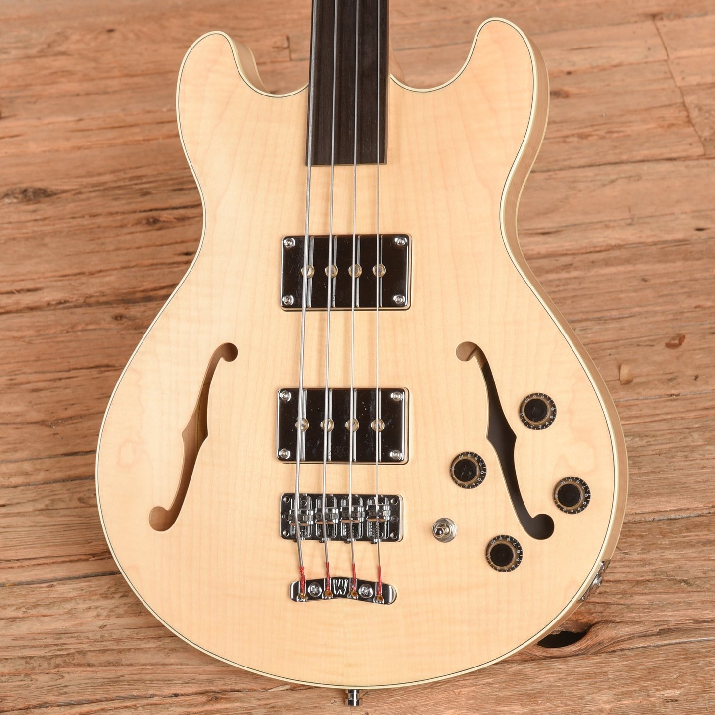 Warwick Star Bass II Fretless Natural 2009