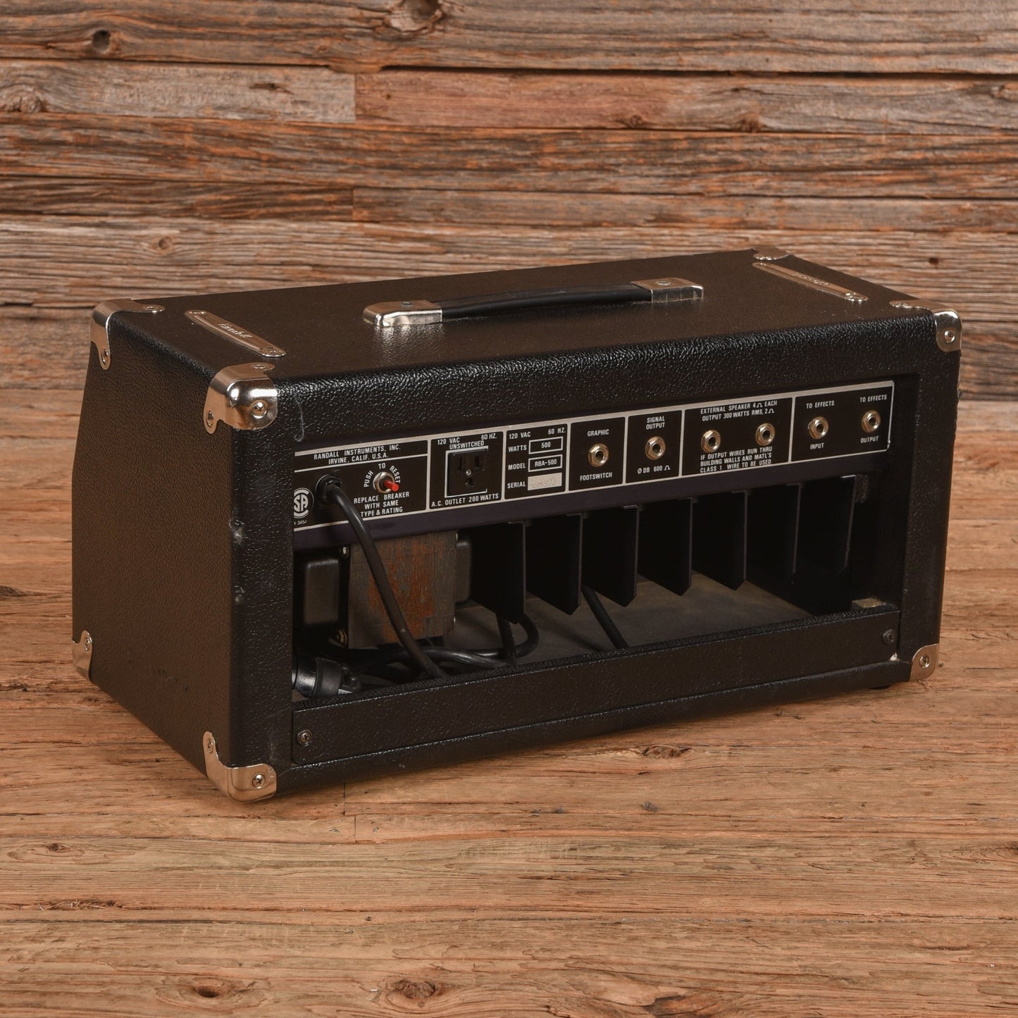 Randall Amplifiers Bass 500 Solid State Head