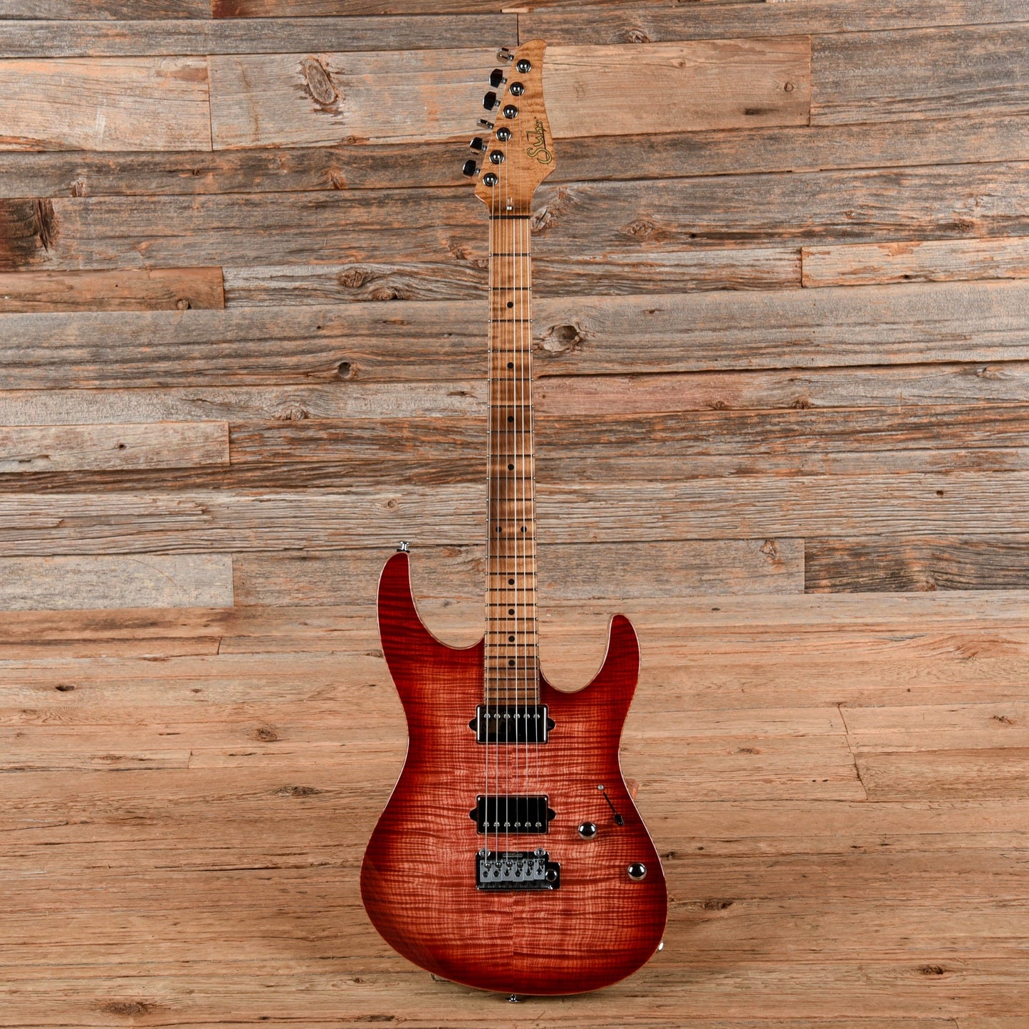Suhr Custom Modern Faded Trans Wine Red Burst 2020