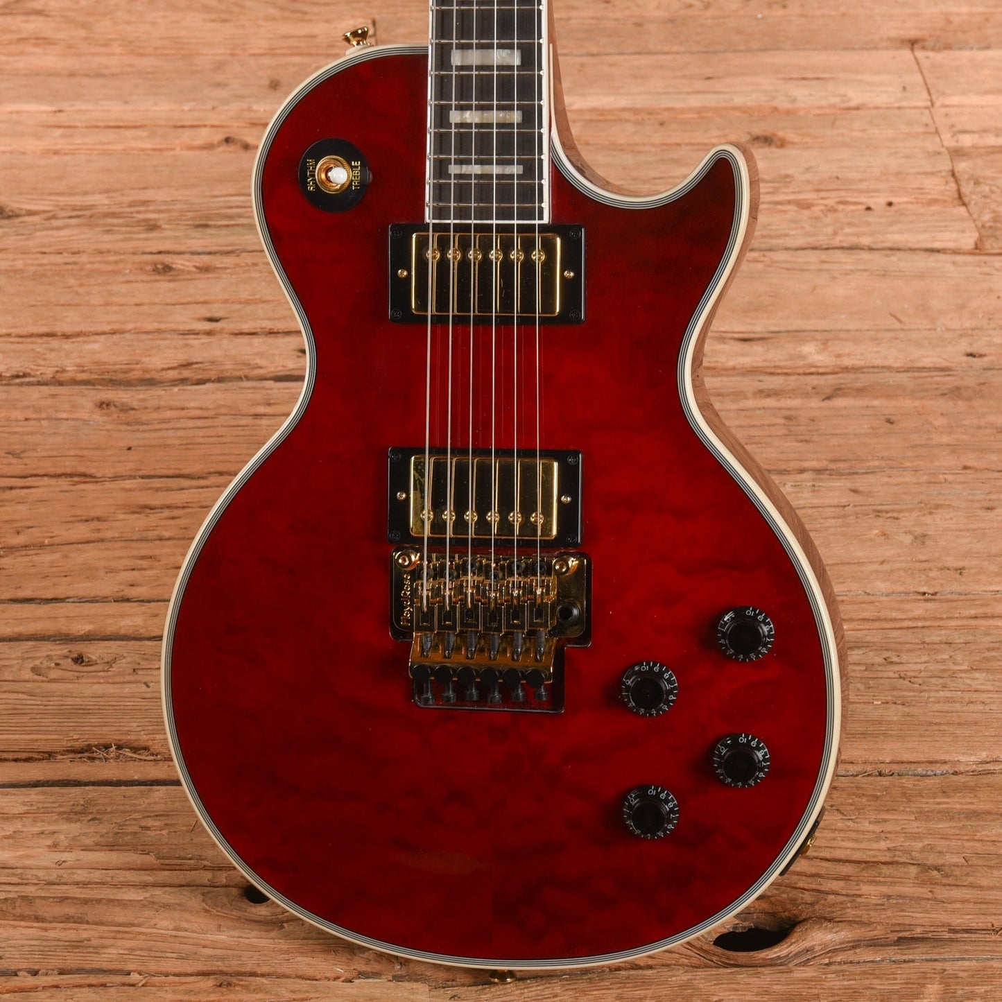 Epiphone Alex Lifeson Signature Les Paul Custom Axcess Ruby 2023