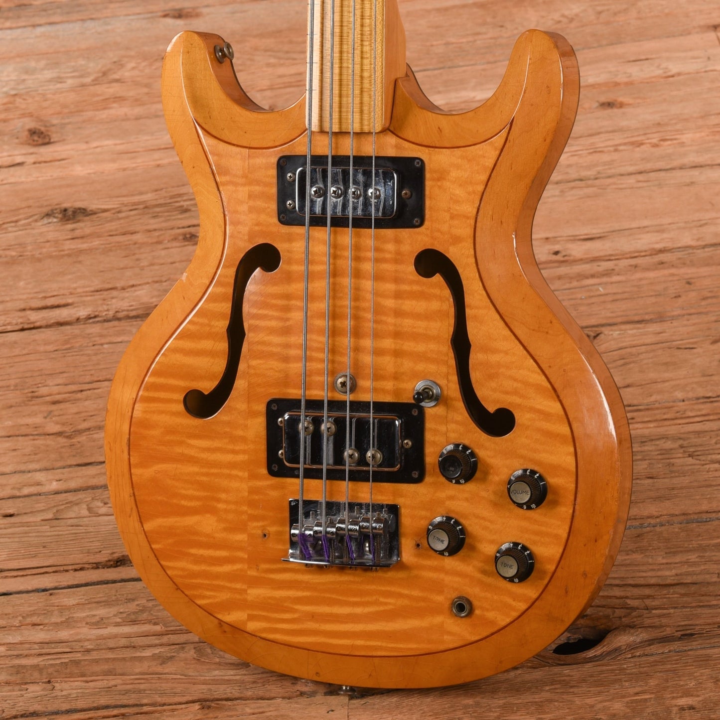 Hohner Bartell Black Widow Fretless natural 1971