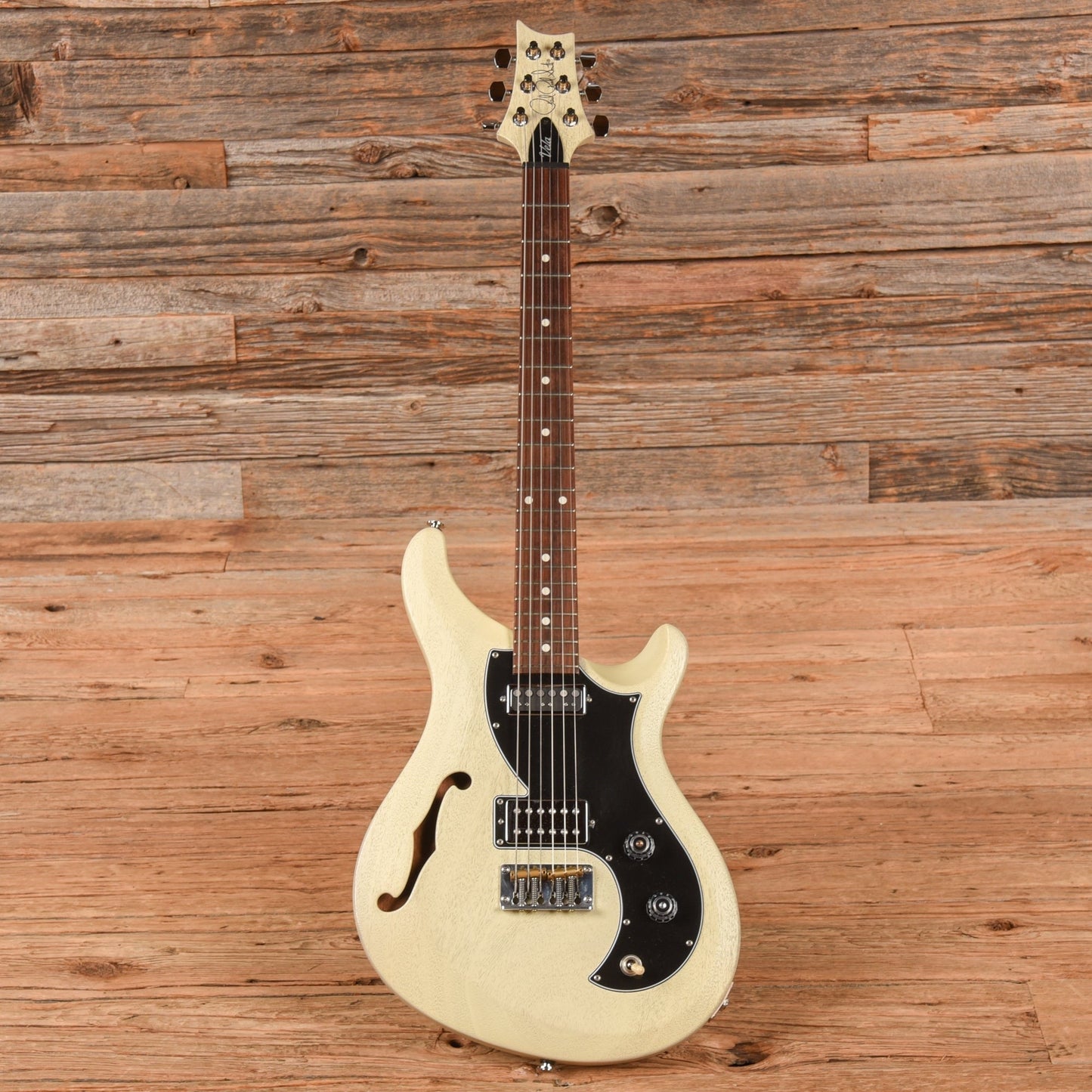 PRS S2 Vela Semi-Hollow Satin Antique White 2021