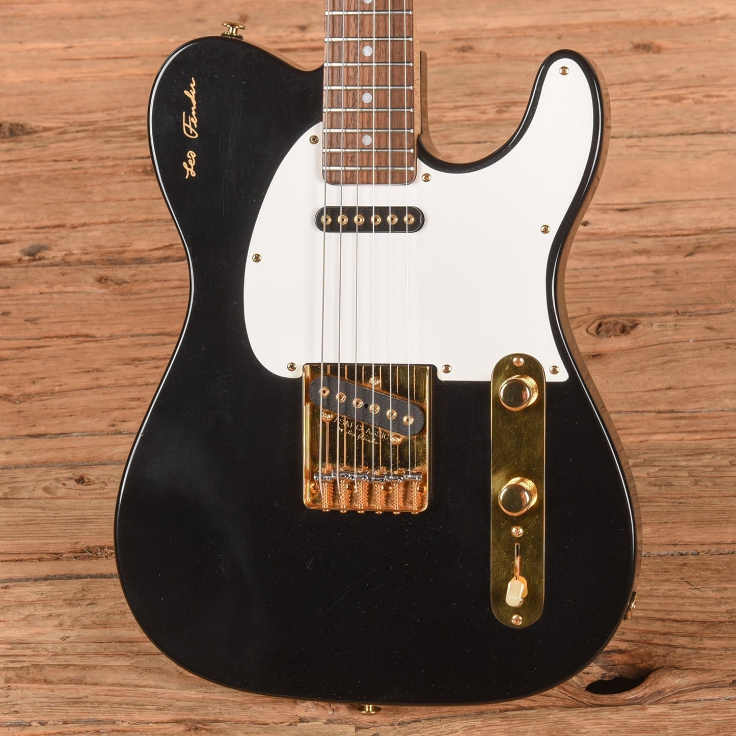 G&L ASAT Classic Black and Gold Hardware